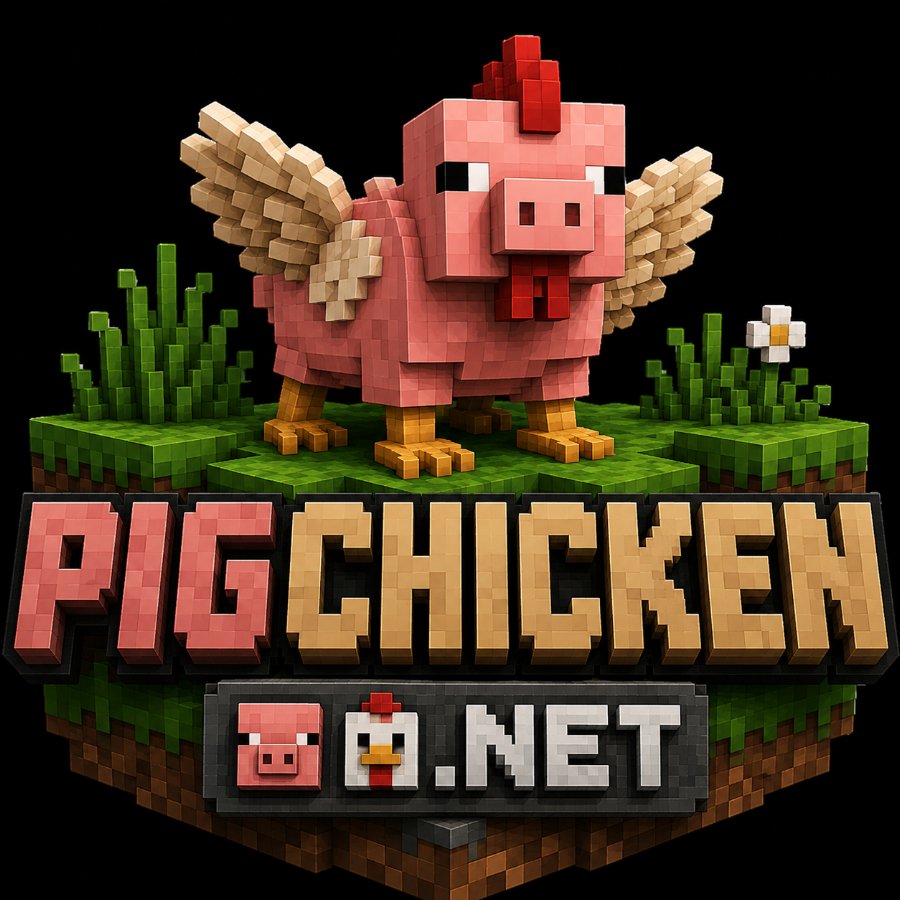 Pig and chicken logo for pigchicken.net